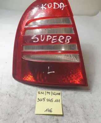 Skoda Superb B5 (3U) Rear/tail lights 3U5945111