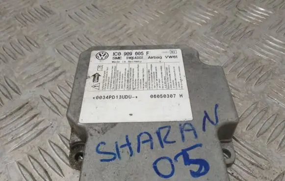 Volkswagen Sharan Airbag control unit/module 1C0909605F