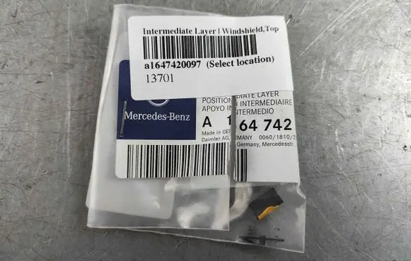 Mercedes-Benz C W205 Windshield trim a1647420097