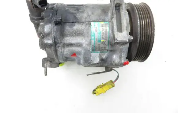 Peugeot 407 Air conditioning (A/C) compressor (pump) 9656572680