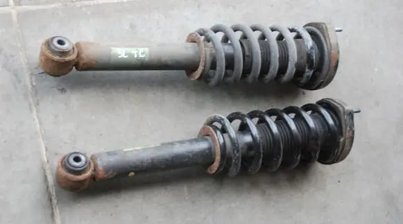 Mercedes-Benz SL R230 Rear shock absorber with coil spring SL350