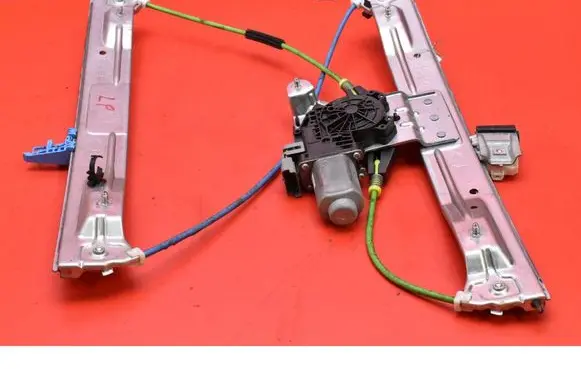 Front door window regulator with motor