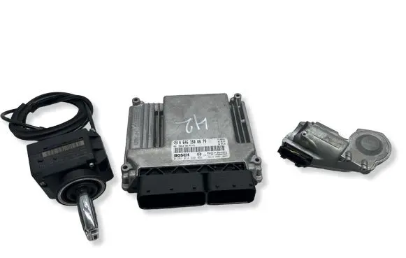 Mercedes-Benz C W203 Engine ECU kit and lock set A6461506679 0281012228 2095452308