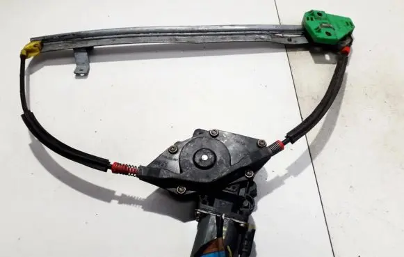 Sliding door window regulator with motor