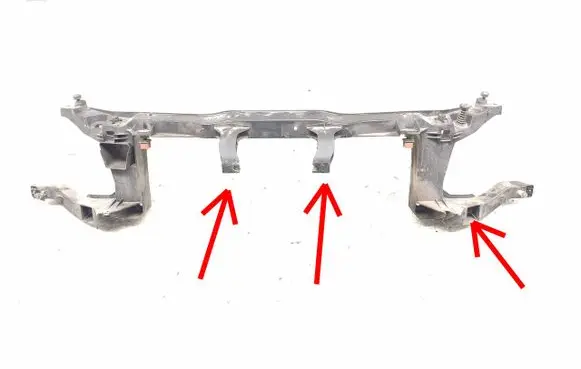 Mercedes-Benz Vito Viano W447 Top upper radiator support slam panel A4478801103