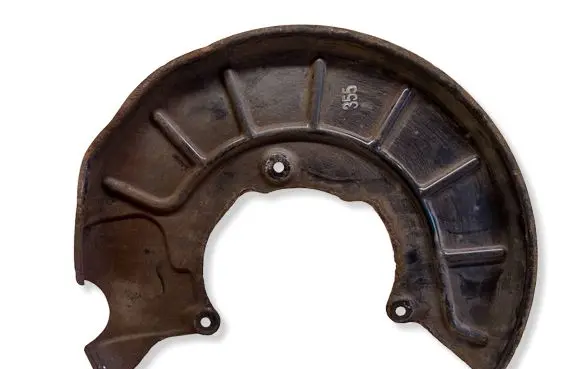 Volkswagen PASSAT B7 Front brake disc dust cover plate 