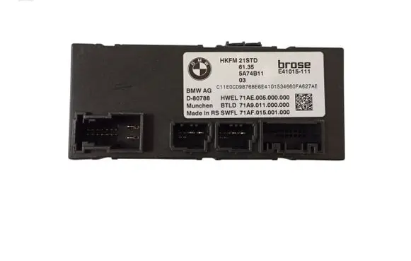 BMW X1 U11 Tailgate/trunk control unit/module 61355A74B11 5A74B11