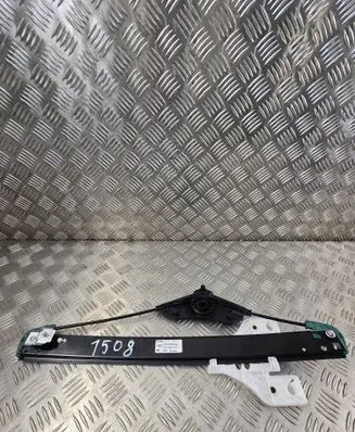 Rear window lifting mechanism without motor