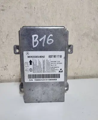 Mercedes-Benz E C207 W207 Airbag control unit/module A2079011700 5WK43967