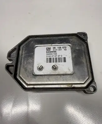 Opel Astra G Engine ECU kit and lock set 09158670 5WK9153