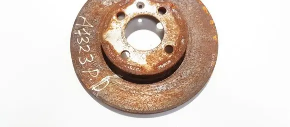 Volkswagen PASSAT B3 Front brake disc neventiliuojamas