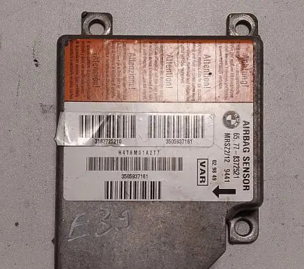 BMW 5 E39 Airbag control unit/module 8372521 3183725210 H4T8MM1A2T7