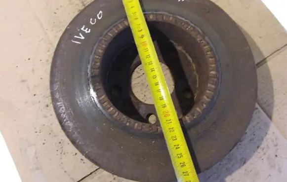 Iveco Daily 30.8 - 9 Rear brake disc