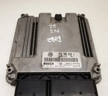 Volkswagen Transporter - Caravelle T5 Engine control unit/module 070906016J 0281011266 1039S05138