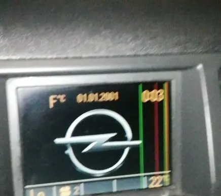 Opel Vectra C Screen/display/small screen 5WK70090 09228718 09177133
