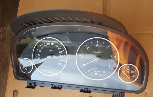 BMW 5 F10 F11 Speedometer (instrument cluster) 6823030