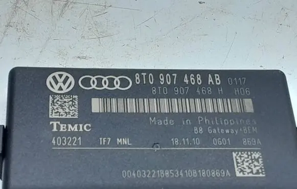 Audi A5 Sportback 8TA Gateway control module 8T0907468AB 8T0907468H