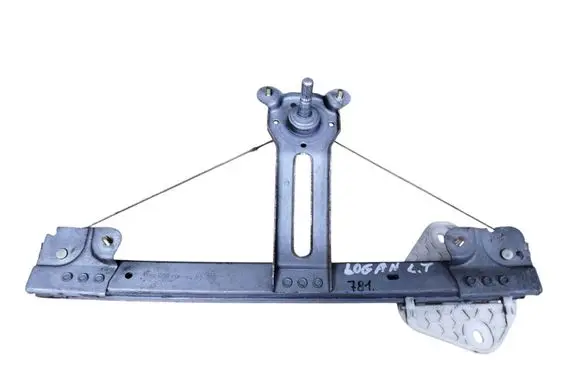 Dacia Logan I Rear door window regulator with motor 118466 118490