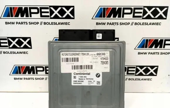 BMW 5 E60 E61 Engine control unit/module ECU 7594305 5WK93651