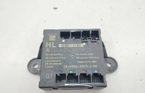 Mercedes-Benz C W204 Door control unit/module A2048200526 A2044421532 A2048700926