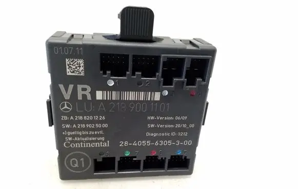 Mercedes-Benz CLS C218 X218 Door control unit/module A2189001101