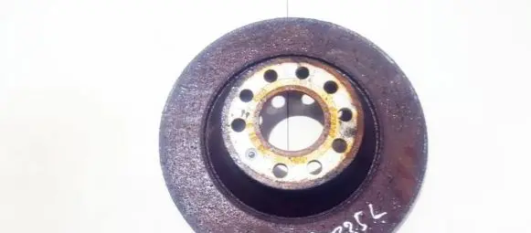 Audi A6 S6 C6 4F Rear brake disc neventiliuojamas