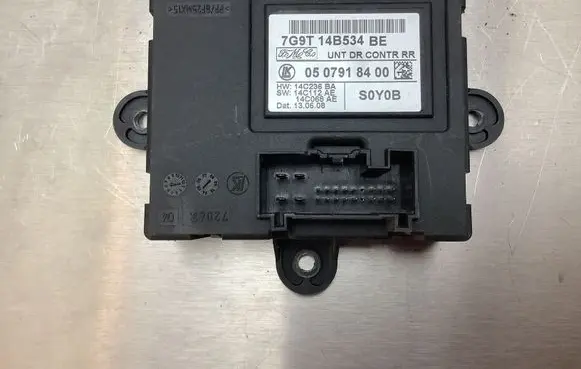 Jaguar XF X250 Door control unit/module 7G9T14B534BE 0507918400 14C236BA