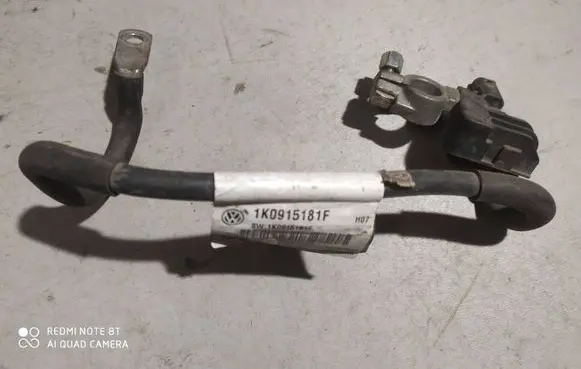 Volkswagen PASSAT B7 Negative earth cable (battery) 1K0915181F