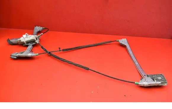Front door window regulator with motor