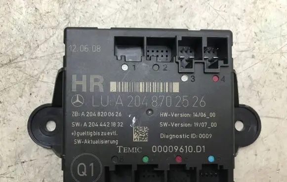 Mercedes-Benz C W204 Door control unit/module
