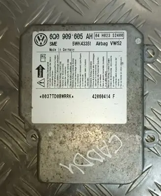Volkswagen Caddy Airbag control unit/module 6Q0909605