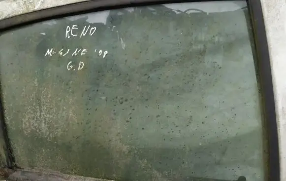 Renault Megane I Rear door window glass