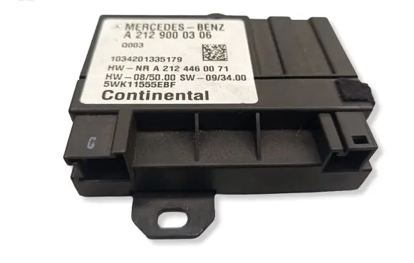 Mercedes-Benz C W204 Fuel injection pump control unit/module A2129000306 5WK11555EBF A2124460071