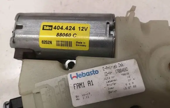 Peugeot 307 Sunroof motor/actuator 404424 88060C 6252N