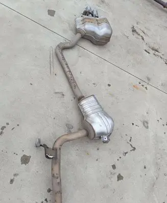 Audi A4 S4 B9 Muffler/silencer 