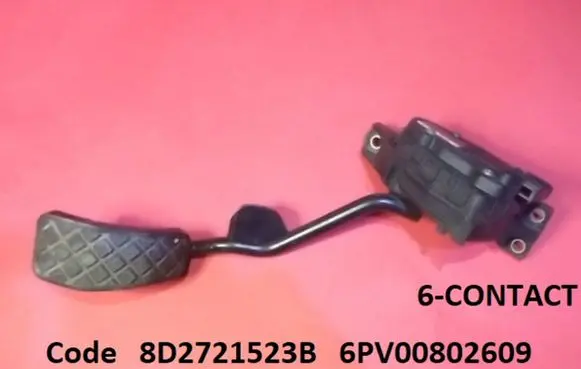 Audi A4 S4 B6 8E 8H Accelerator throttle pedal 8D2721523B 6PV00802609