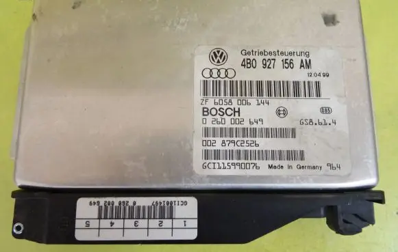 Audi A6 S6 C5 4B Gearbox control unit/module 4B0927156AM