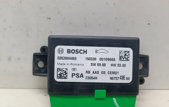 Citroen C4 Cactus Parking PDC control unit/module 9675749680 00109668 150330