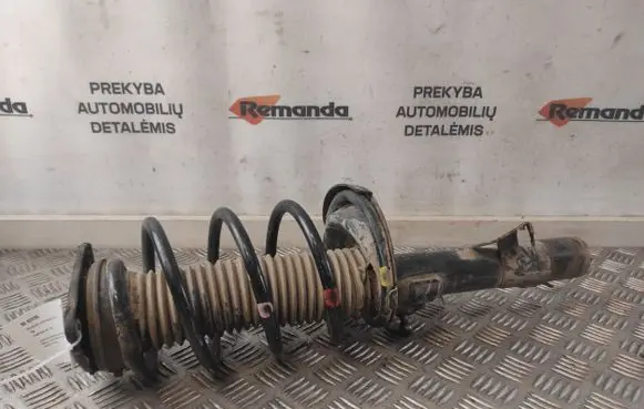 Front shock absorber with coil spring