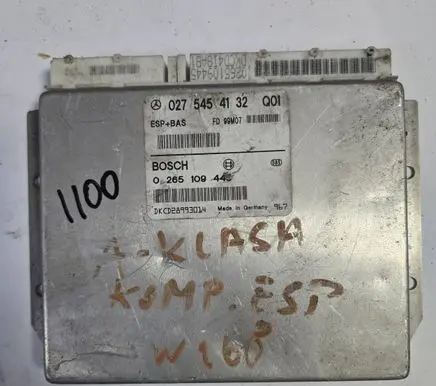 Mercedes-Benz A W168 ESP (stability system) control unit 0275454132 0265109445 DKCD28993014