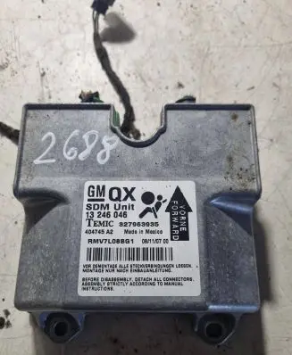 Opel Zafira B Airbag control unit/module 327963935 404745A2 13246046