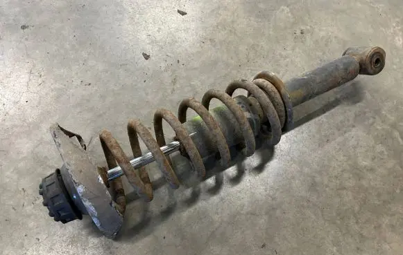 Audi A6 S6 C4 4A Rear shock absorber with coil spring 