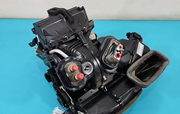 Interior heater climate box assembly