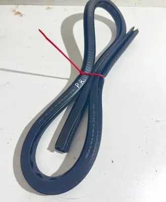 Audi A7 S7 4G Front door rubber seal 4G8831707A
