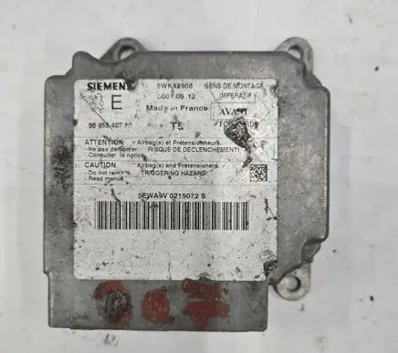 Peugeot 307 Airbag control unit/module 9645840780 5WK42908 30010512