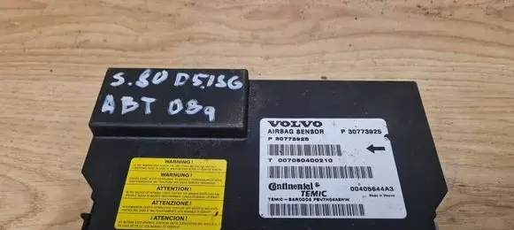 Volvo S80 Airbag control unit/module 30773925