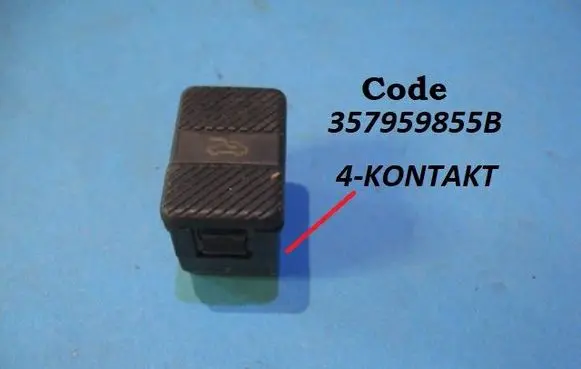 Volkswagen Corrado Sunroof switch 357959855B