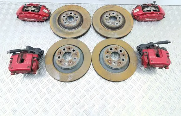 Maserati Ghibli Brake discs and calipers set 670034949 670034950 670038836