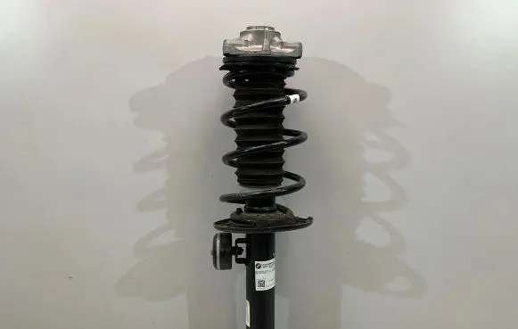Front shock absorber with coil spring