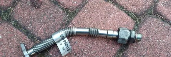 Fiat Ducato Turbo turbocharger oiling pipe/hose 5801908516